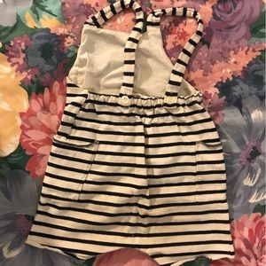 Babe & Tess White Blue Stripes Jumper - 9M